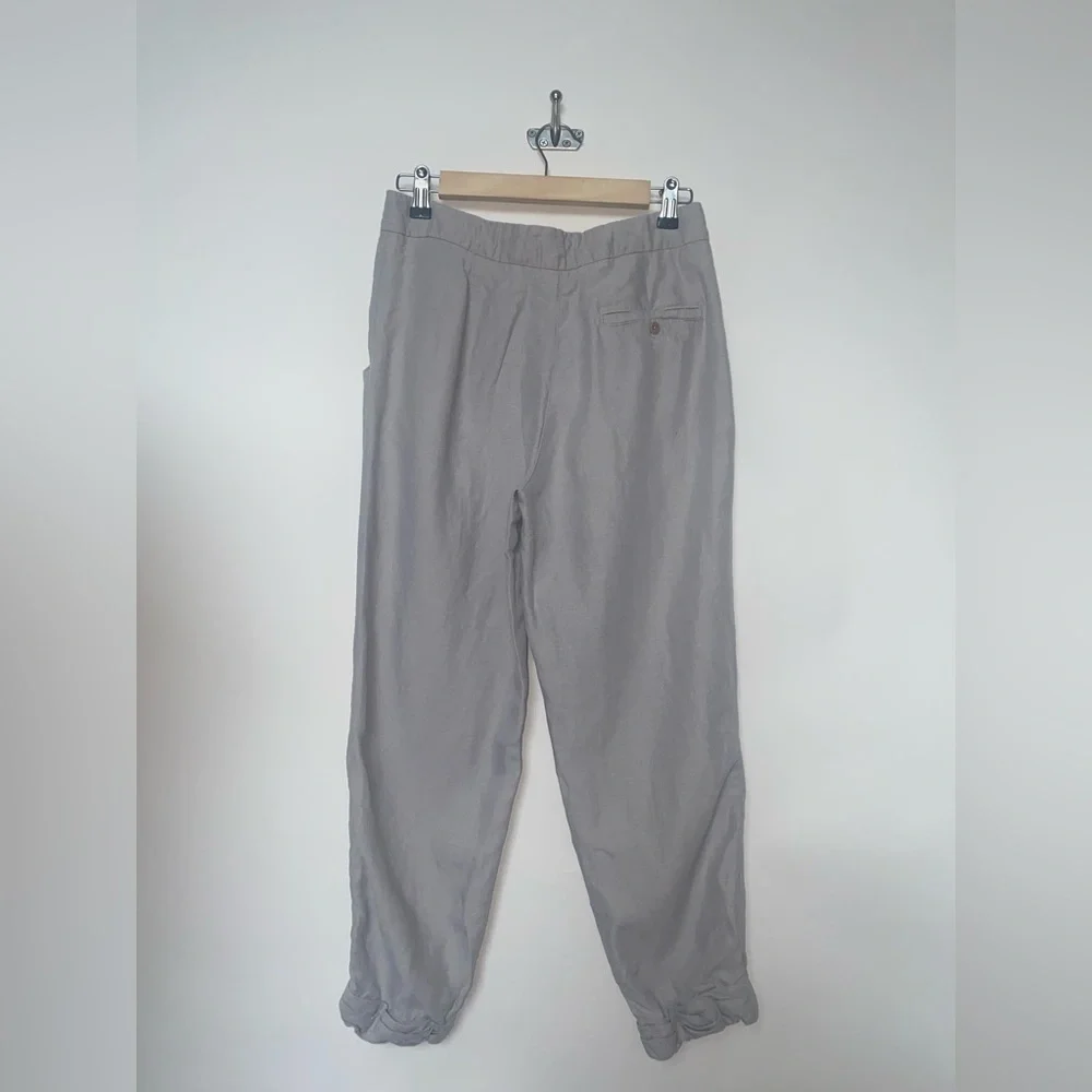 Wilfred Allant‎ Linen Grey Pants Drawstring Waist